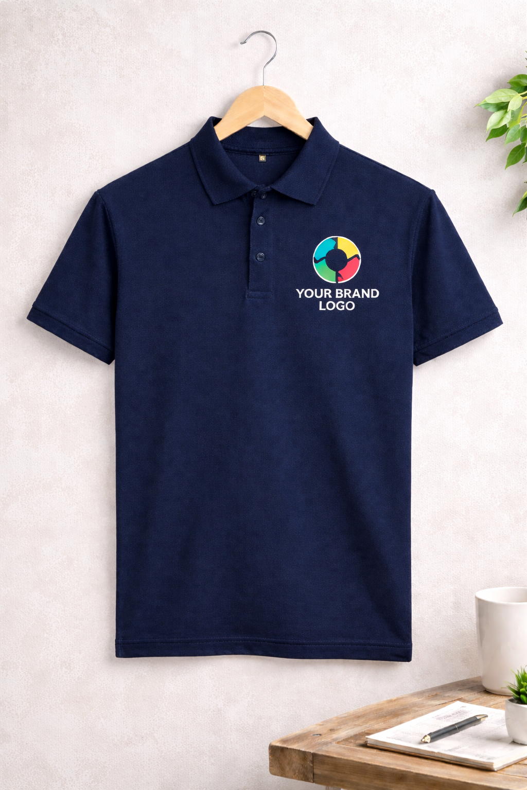 Custom Printed/Embrodiery Polo/Collar Neck T-Shirt | Custom Logo T-Shirt