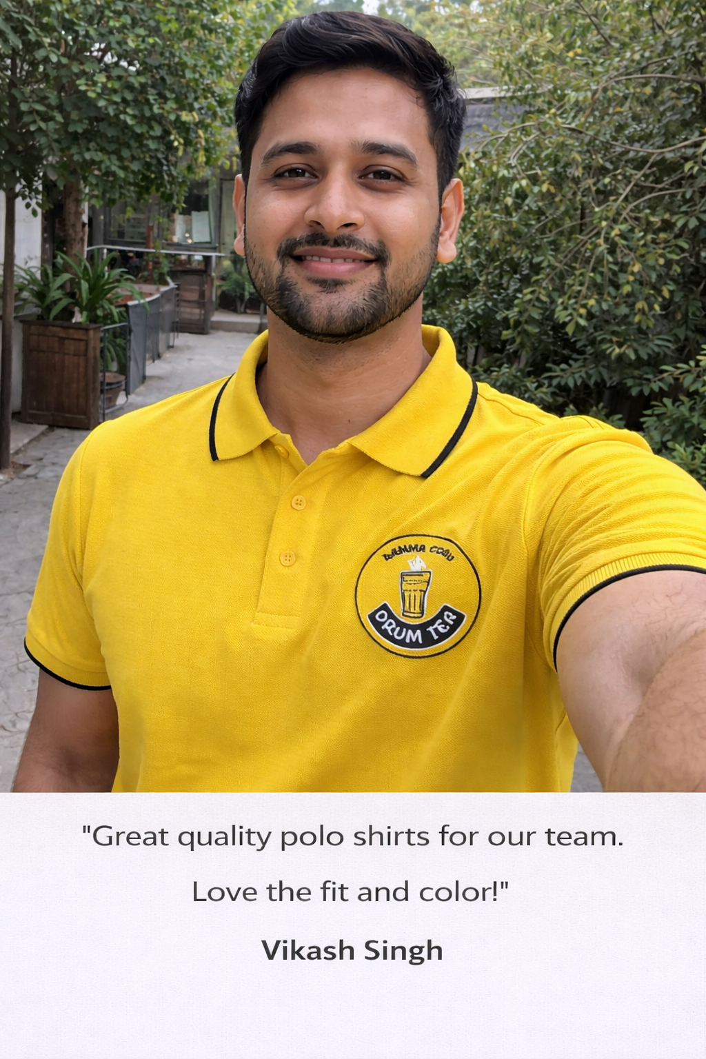 Custom Printed/Embrodiery Polo/Collar Neck T-Shirt | Custom Logo T-Shirt